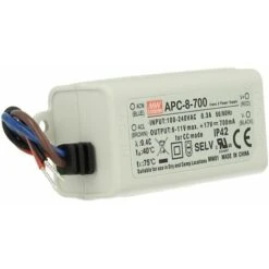 Led Driver CC MeanWell APC-8-700 Trasformatore 700mA 6V-11V DC 8W Corrente Costante IP42 -Offerta economica OSRAM || Paulmann || ATMOSPHERA 94021127 3