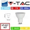 V-TAC PRO VT-277 Faretto LED GU10 Con Chip Samsung 7W 38° Bianco Freddo - 6400K -Offerta economica OSRAM || Paulmann || ATMOSPHERA 94138283 1