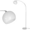 Lampada Da Terra Ad ARCO Piantana Retro Salotto Studio Con Paralume Regolabile