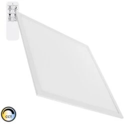 Pannello LED 60x60cm 40W 3600lm Slim Regolabile CCT Selezionabile Con Telecomando Selezionabile (Caldo-Naturale-Freddo) 10 Mm120º