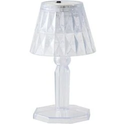 Trade Shop - Mini Lampada A Led Effetto Cristallo Da Tavolo Con Batteria Luce Fredda Interno 200gr -Offerta economica OSRAM || Paulmann || ATMOSPHERA 95108386 3