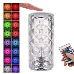 Trade Shop - Lampada Da Tavolo Led Ricaricabile Usb Effetto Cristallo Touch Rgb E Telecomando 7 Trade Shop - Lampada Da Tavolo Led Ricaricabile Usb Effetto Cristallo Touch Rgb E Telecomando -Offerta economica OSRAM || Paulmann || ATMOSPHERA 95108542 3