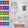 Trade Shop - Lampada Da Tavola Ricaricabile 16 Colori Effetto Cristallo Con Telecomando Usb -Offerta economica OSRAM || Paulmann || ATMOSPHERA 95109191 1