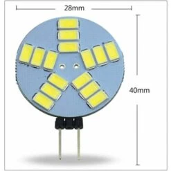 Confezione Da 6 Lampadine LED G4 Dimmerabili, Lampadina Faretto G4 Rotonda CC 12V, 1,5W 240LM, Sostituzione Lampadina Alogena 10W, Illuminazione 120° 10 Confezione Da 6 Lampadine LED G4 Dimmerabili, Lampadina Faretto G4 Rotonda CC 12V, 1,5W 240LM, Sostituzione Lampadina Alogena 10W, Illuminazione 120° -Offerta economica OSRAM || Paulmann || ATMOSPHERA 95707175 4