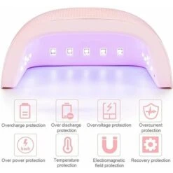 36W UV LED Gel Lampada Per Unghie Manicure Professionale Pedicure Sensore Automatico 3 Timer 30/60/90S Asciugatrice Per Tutti Gli Smalti 10 36W UV LED Gel Lampada Per Unghie Manicure Professionale Pedicure Sensore Automatico 3 Timer 30/60/90S Asciugatrice Per Tutti Gli Smalti -Offerta economica OSRAM || Paulmann || ATMOSPHERA 96190903 4