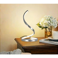 Lampada LED Da Tavolo Spirale 14W Luce Fredda Da Comodino Silver Interni TD-302 -Offerta economica OSRAM || Paulmann || ATMOSPHERA 96681049 2