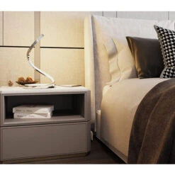 Lampada LED Da Tavolo Spirale 14W Luce Fredda Da Comodino Silver Interni TD-302 -Offerta economica OSRAM || Paulmann || ATMOSPHERA 96681049 4