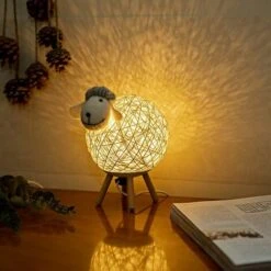 Lampada Da Comodino A LED A Forma Di Pecora Camera Dei Bambini Soggiorno Regali Di Compleanno Regali Caldi Per Ragazze Bambini (a Forma Di Pecora)