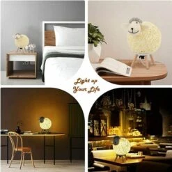 Lampada Da Comodino A LED A Forma Di Pecora Camera Dei Bambini Soggiorno Regali Di Compleanno Regali Caldi Per Ragazze Bambini (a Forma Di Pecora) -Offerta economica OSRAM || Paulmann || ATMOSPHERA 96818833 5