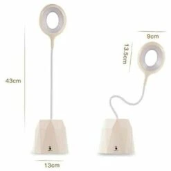 Lampada Da Scrivania, Lampada Da Scrivania A Led Dimmerabile, Lampada Da Tavolo Per Proteggere Gli Occhi Dei Bambini Con 3 Modalità Di Illuminazione (bianco Crema) -Offerta economica OSRAM || Paulmann || ATMOSPHERA 96838195 4