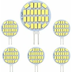 G4 LED 3W, AC12-24V, 300LM Bianco ITeddo 6000K, 24x5730 SMD, 30w Lampadina Alogena Equivalente, Non Dimmerabile, Lampadina Rotonda LED G4 Per Luce Dell'armadio, Illuminazione, Illuminazione Da Incasso