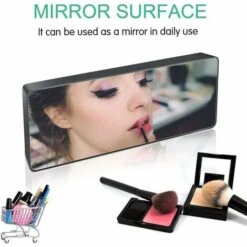 Sveglia A Specchio, Sveglia Digitale Con Display LED Data/Temperatura/Snooze/2 Allarmi/Porta Di Ricarica USB, Per Cucina Da Ufficio Camera Da Letto Da Viaggio - Nero -Offerta economica OSRAM || Paulmann || ATMOSPHERA 97078250 5