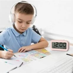 Sveglia Digitale Sveglia Mattutina, Silenziosa Sveglia Digitale A Batteria Per Bambini Adulti Grande Display A LED Calendario Della Temperatura, Sveglia Da Viaggio Con Funzione Snooze Luce Notturna, R -Offerta economica OSRAM || Paulmann || ATMOSPHERA 97317133 5