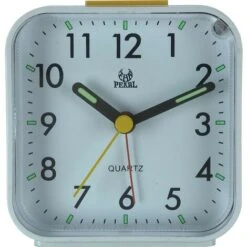 Sveglia Sveglia Analogica Silenziosa Senza Ticchettio, Sveglia Delicata, Segnali Acustici, Aumento Del Volume, Snooze E Funzioni Luminose Funzionamento A Batteria, Impostazione Semplice, Bianco 884,2