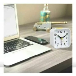 Sveglia Sveglia Analogica Silenziosa Senza Ticchettio, Sveglia Delicata, Segnali Acustici, Aumento Del Volume, Snooze E Funzioni Luminose Funzionamento A Batteria, Impostazione Semplice, Bianco 884,2 -Offerta economica OSRAM || Paulmann || ATMOSPHERA 97886809 3