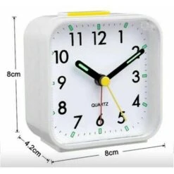 Sveglia Sveglia Analogica Silenziosa Senza Ticchettio, Sveglia Delicata, Segnali Acustici, Aumento Del Volume, Snooze E Funzioni Luminose Funzionamento A Batteria, Impostazione Semplice, Bianco 884,2 -Offerta economica OSRAM || Paulmann || ATMOSPHERA 97886809 5