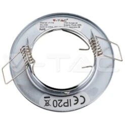 V-TAC VT-778 3586 Confezione Da 2 Portafaretti LED Da Incasso Rotondo GU10 Colore Cromato -Offerta economica OSRAM || Paulmann || ATMOSPHERA 98520238 4