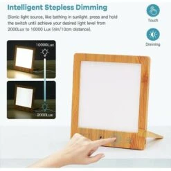 Lampada Per Fototerapia SAD Da 10000 Lux Lampada Per Terapia Della Luce A LED Per Un Trattamento Efficace Del Disturbo Affettivo Stagionale Con Funzione Timer Touch Control Adatto Per Casa/ufficio -Ve -Offerta economica OSRAM || Paulmann || ATMOSPHERA 98704365 4