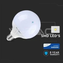 V-TAC PRO VT-242 Lampadina LED Con Chip Samsung E27 22W 120LM/W A+ G120 Bianco Freddo - 6400K -Offerta economica OSRAM || Paulmann || ATMOSPHERA 98743566 3