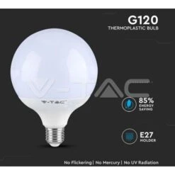 V-TAC PRO VT-242 Lampadina LED Con Chip Samsung E27 22W 120LM/W A+ G120 Bianco Freddo - 6400K -Offerta economica OSRAM || Paulmann || ATMOSPHERA 98743566 4